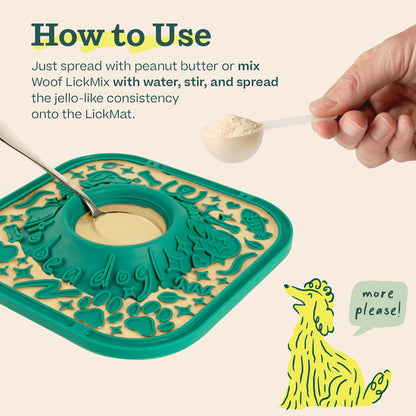 Slow-Feeding Enrichment Mat for Dogs