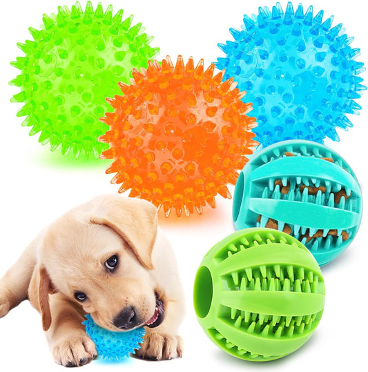 Squeaky Ball and Treat Toys