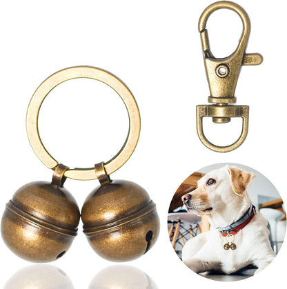 Bells for Dog Collars with Snap Clips 